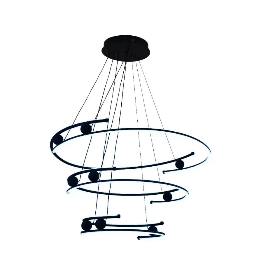 Lámpara de araña LED regulable LED/170W/230V 3000-6500K + control remoto