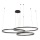 Lámpara de araña LED regulable LED/170W/230V 3000-6500K + control remoto
