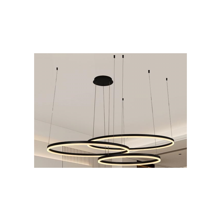 Lámpara de araña LED regulable LED/170W/230V 3000-6500K + control remoto