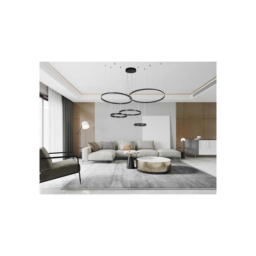 Lámpara de araña LED regulable LED/220W/230V 3000-6500K + control remoto