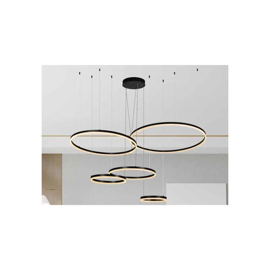 Lámpara de araña LED regulable LED/220W/230V 3000-6500K + control remoto