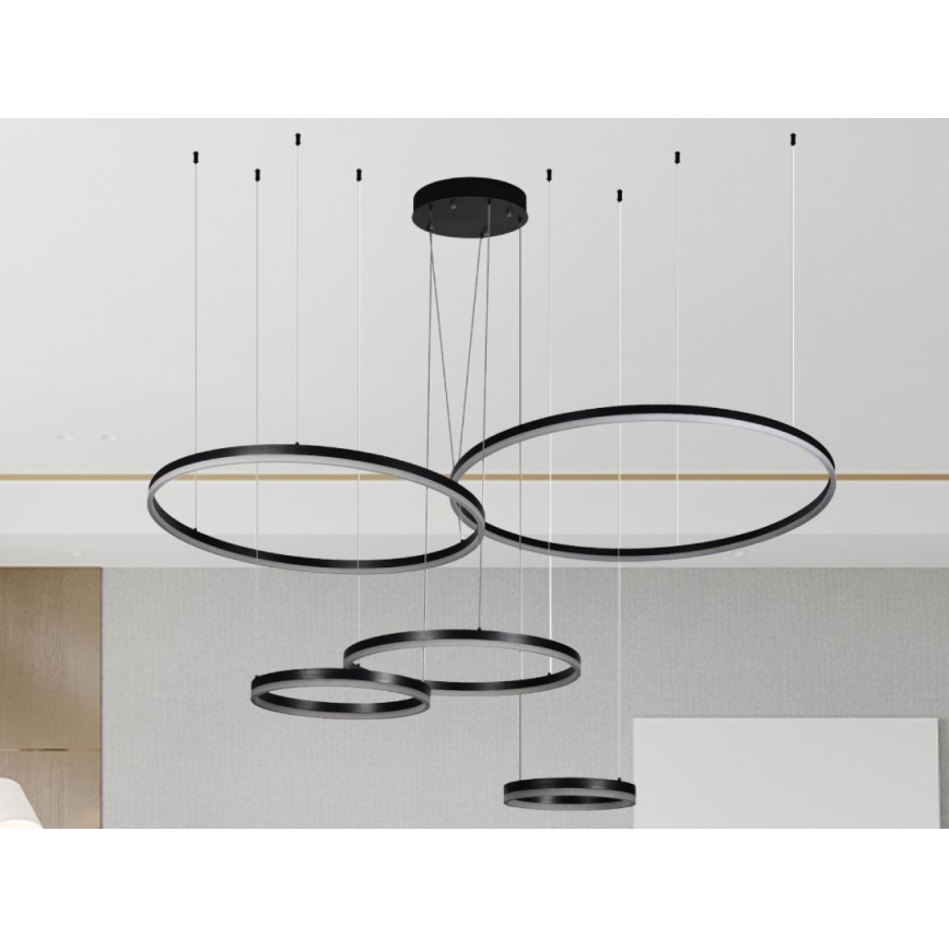 Lámpara de araña LED regulable LED/220W/230V 3000-6500K + control remoto