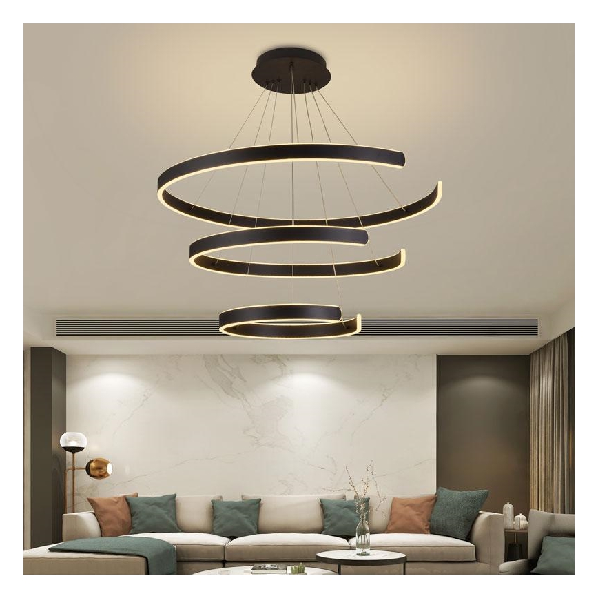 Lámpara de araña LED regulable LED/220W/230V 3000-6500K + mando a distancia