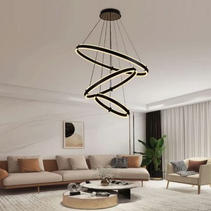 Lámpara de araña LED regulable LED/250W/230V 3000-6500K diá. 80 cm + control remoto