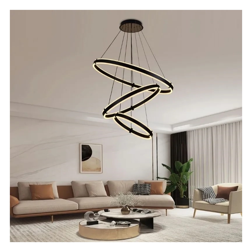 Lámpara de araña LED regulable LED/250W/230V 3000-6500K diá. 80 cm + control remoto