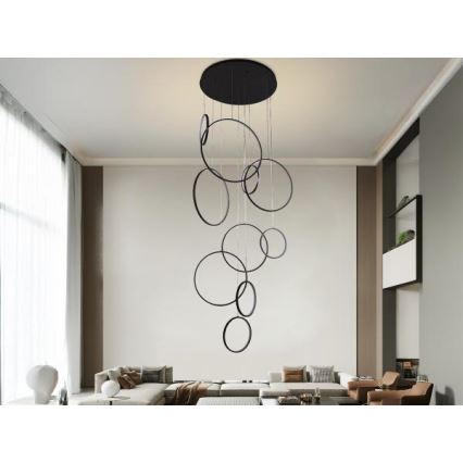Lámpara de araña LED regulable LED/290W/230V 3000-6500K + control remoto