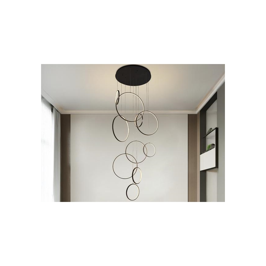 Lámpara de araña LED regulable LED/290W/230V 3000-6500K + control remoto