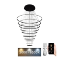 Lámpara de araña LED regulable LED/365W/230V 3000-6500K + control remoto