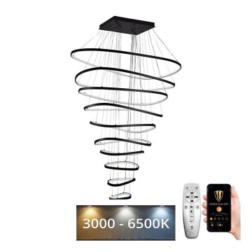 Lámpara de araña LED regulable LED/370W/230V 3000-6500K + control remoto