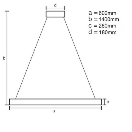 Lámpara de araña de cristal LED regulable en una cadena LED/40W/230V 3000-6500K + mando a distancia