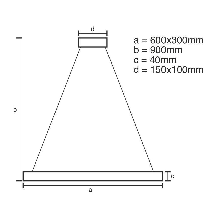 Lámpara de araña LED regulable LED/40W/230V 3000-6500K + mando a distancia