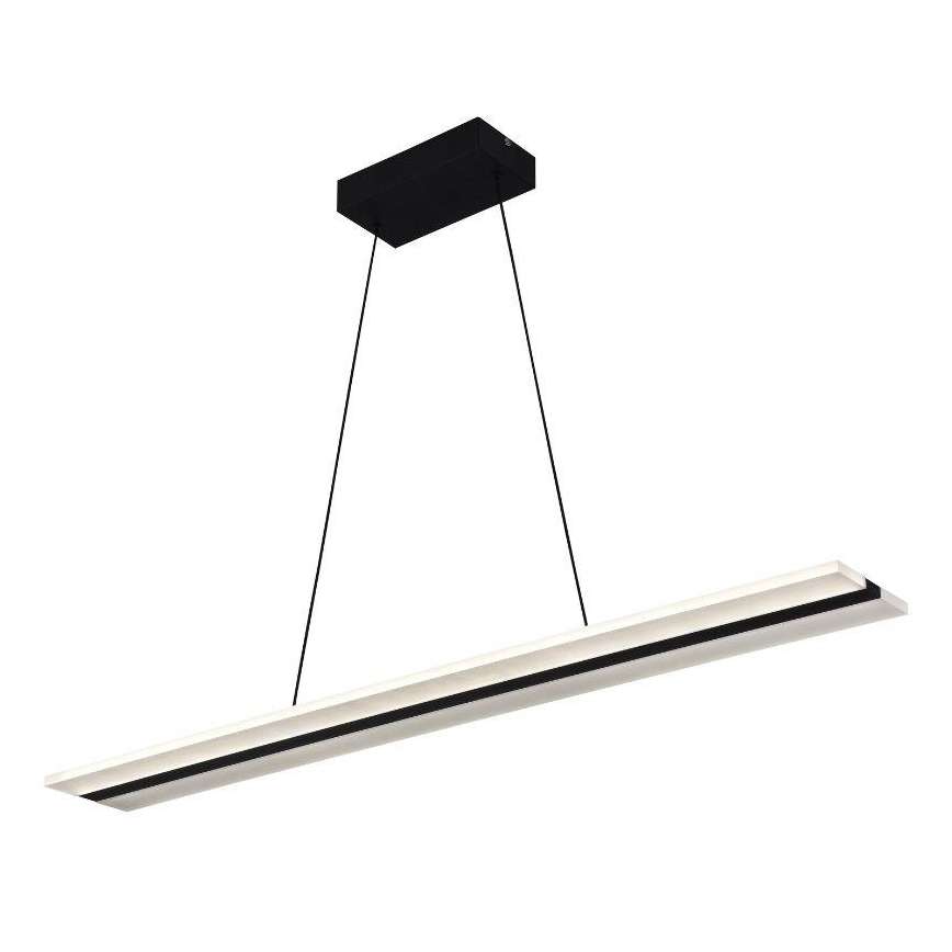 Lámpara de araña LED regulable LED/40W/230V 3000-6500K negro + control remoto
