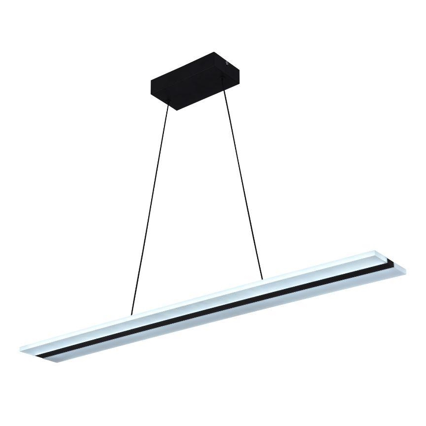 Lámpara de araña LED regulable LED/40W/230V 3000-6500K negro + control remoto