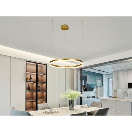 Lámpara de araña LED regulable LED/42W/230V 3000-6500K + control remoto