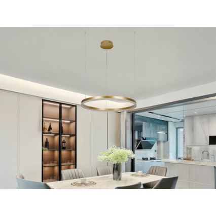 Lámpara de araña LED regulable LED/42W/230V 3000-6500K + control remoto