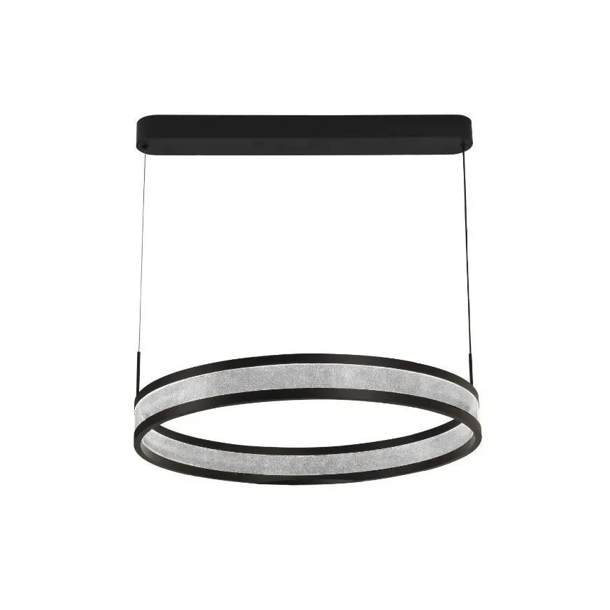 Lámpara de araña LED regulable LED/45W/230V 3000-6500K negro + control remoto