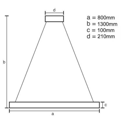 LED Lámpara de araña de vidrio regulable con cuerda LED/50W/230V 3000-6500K cromo brillante + control remoto
