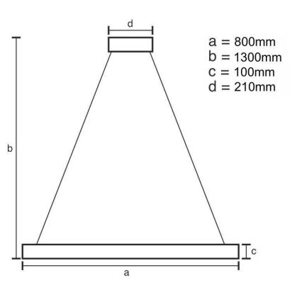 Lámpara de araña de cristal LED regulable en una cadena LED/50W/230V 3000-6500K cromo/dorado + control remoto