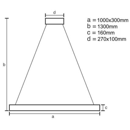 Lámpara de araña LED regulable LED/50W/230V 3000-6500K dorado + control remoto