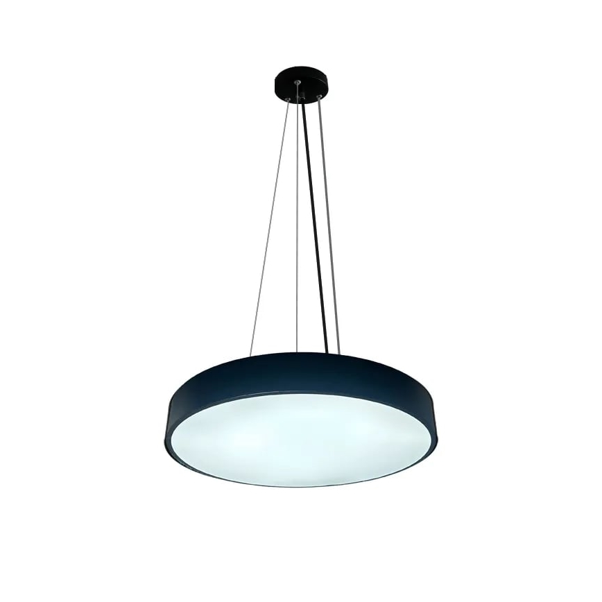 Lámpara de araña LED regulable LED/50W/230V 3000-6500K negro + control remoto