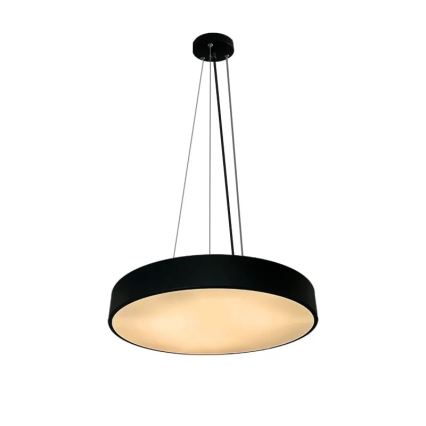 Lámpara de araña LED regulable LED/50W/230V 3000-6500K negro + control remoto