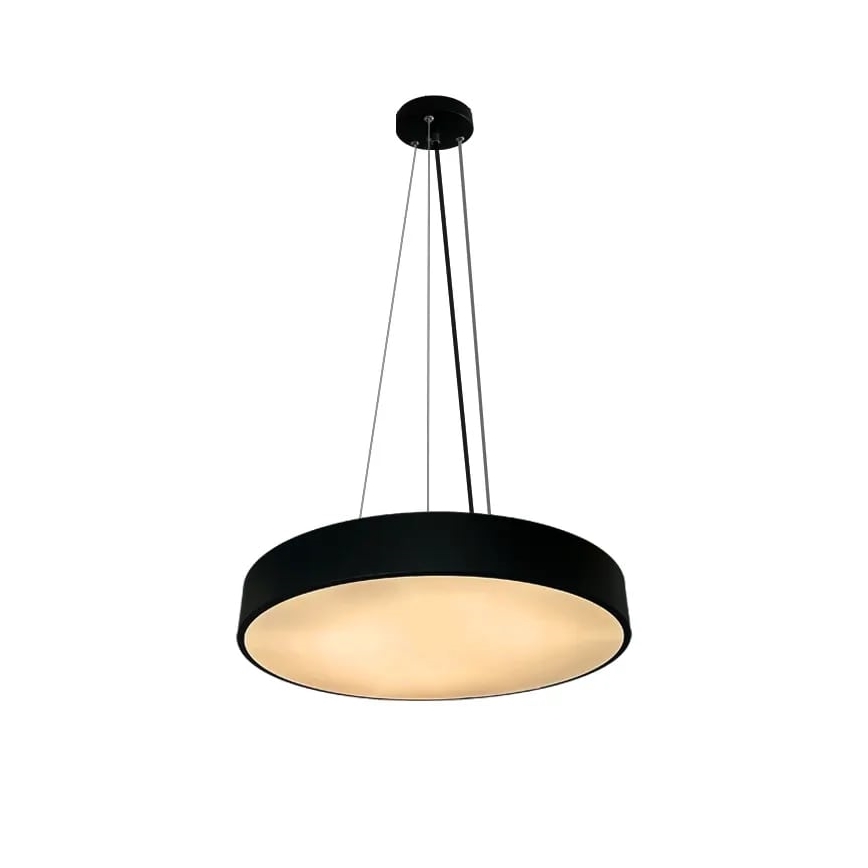 Lámpara de araña LED regulable LED/50W/230V 3000-6500K negro + control remoto