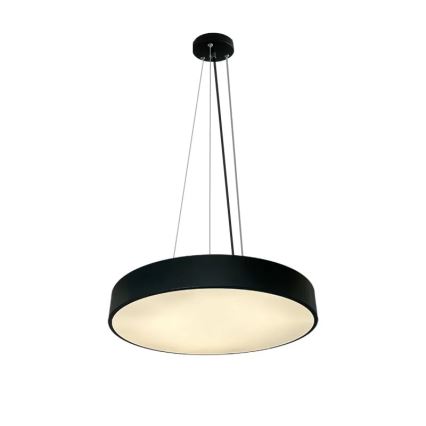 Lámpara de araña LED regulable LED/50W/230V 3000-6500K negro + control remoto