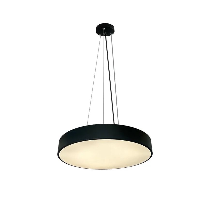 Lámpara de araña LED regulable LED/50W/230V 3000-6500K negro + control remoto
