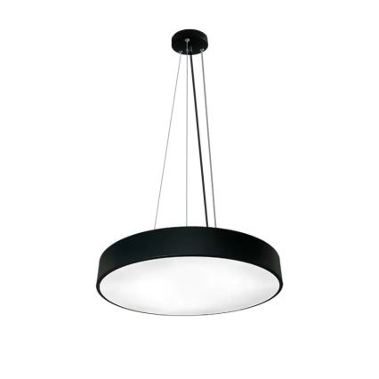 Lámpara de araña LED regulable LED/50W/230V 3000-6500K negro + control remoto