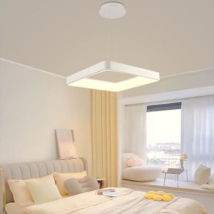 Lámpara de araña LED regulable LED/55W/230V 3000-6500K blanco + control remoto