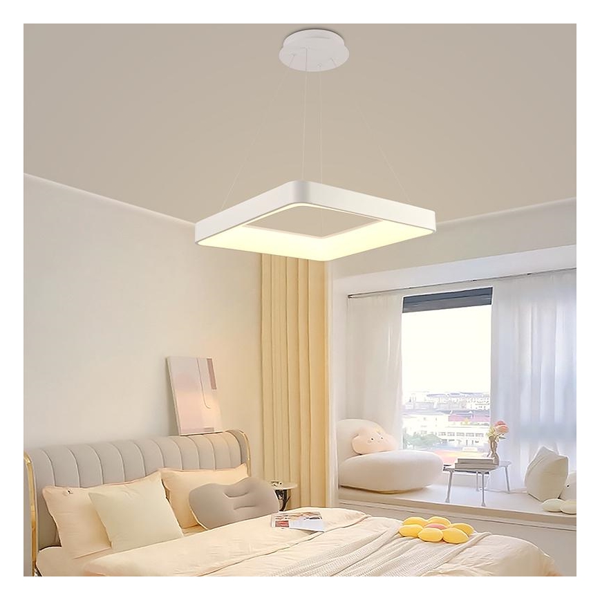 Lámpara de araña LED regulable LED/55W/230V 3000-6500K blanco + control remoto