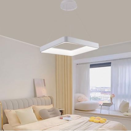 Lámpara de araña LED regulable LED/55W/230V 3000-6500K blanco + control remoto