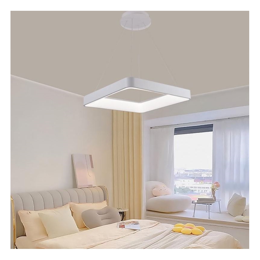 Lámpara de araña LED regulable LED/55W/230V 3000-6500K blanco + control remoto
