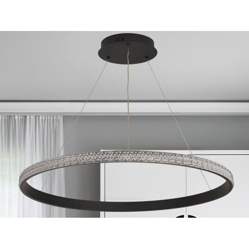Lámpara de araña LED regulable LED/55W/230V 3000-6500K + control remoto