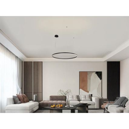 Lámpara de araña LED regulable LED/55W/230V 3000-6500K + control remoto