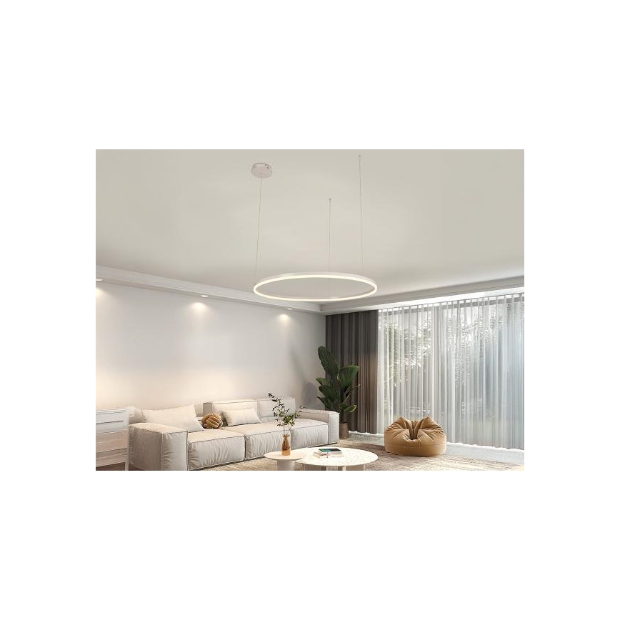 Lámpara de araña LED regulable LED/55W/230V 3000-6500K + control remoto