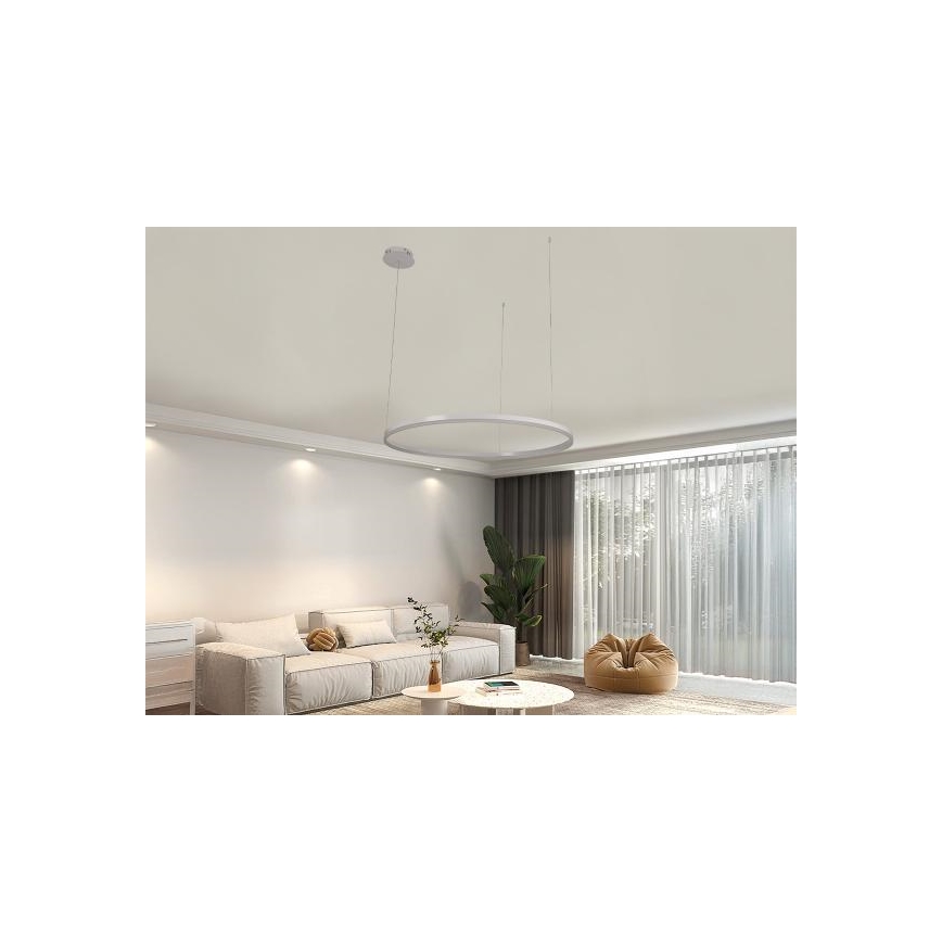 Lámpara de araña LED regulable LED/55W/230V 3000-6500K + control remoto