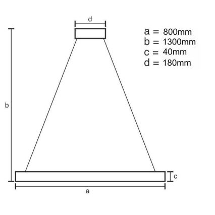 Lámpara de araña LED regulable LED/55W/230V 3000-6500K dorado + control remoto