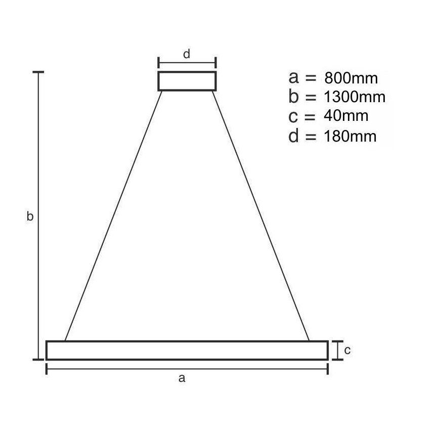 Lámpara de araña LED regulable LED/55W/230V 3000-6500K dorado + control remoto