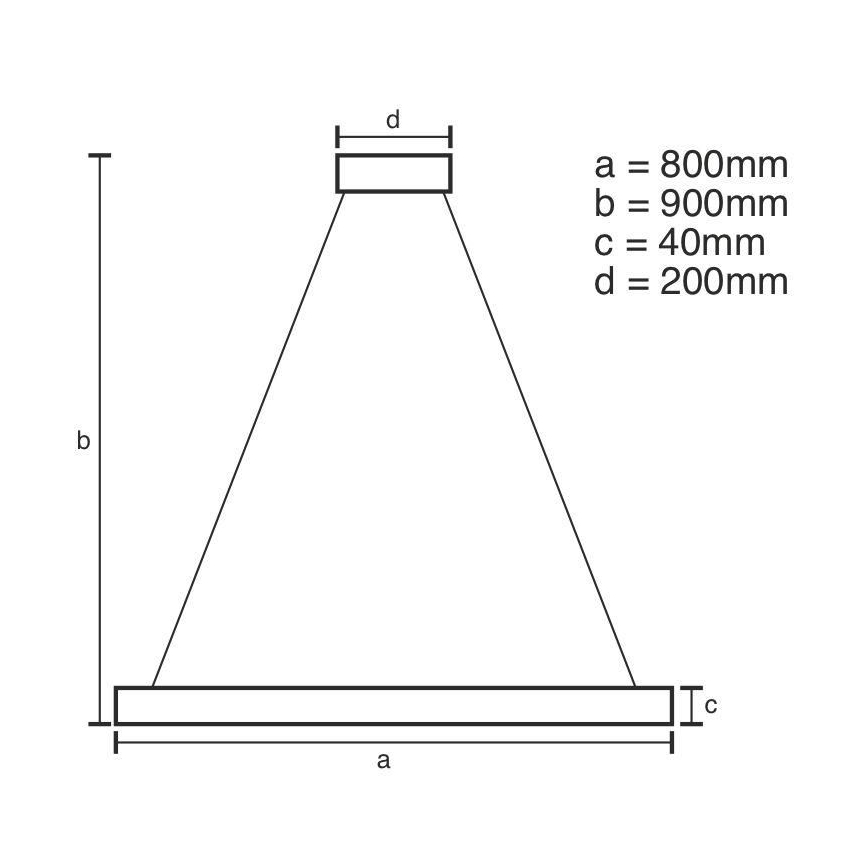 Lámpara de araña LED regulable LED/55W/230V 3000-6500K + mando a distancia