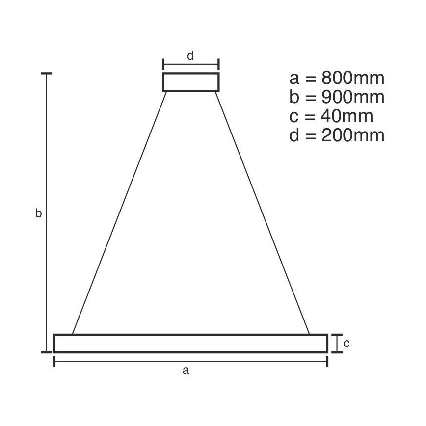 Lámpara de araña LED regulable LED/55W/230V 3000-6500K + mando a distancia