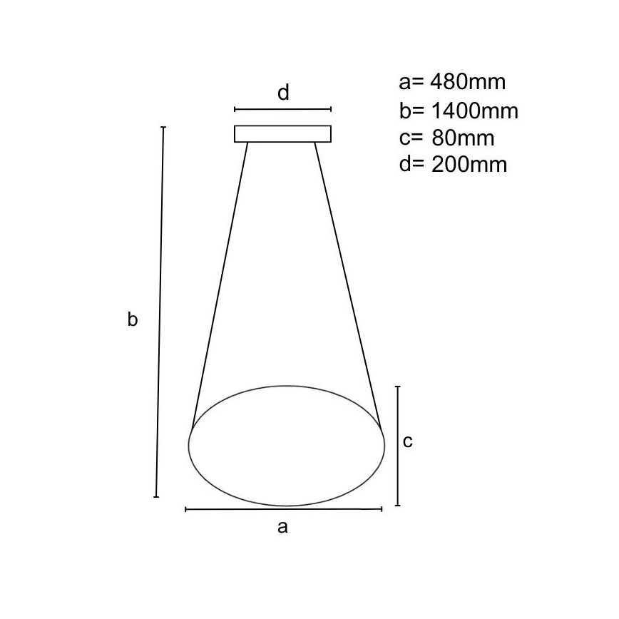 Lámpara de araña LED regulable LED/65W/230V 3000-6500K dorado + control remoto