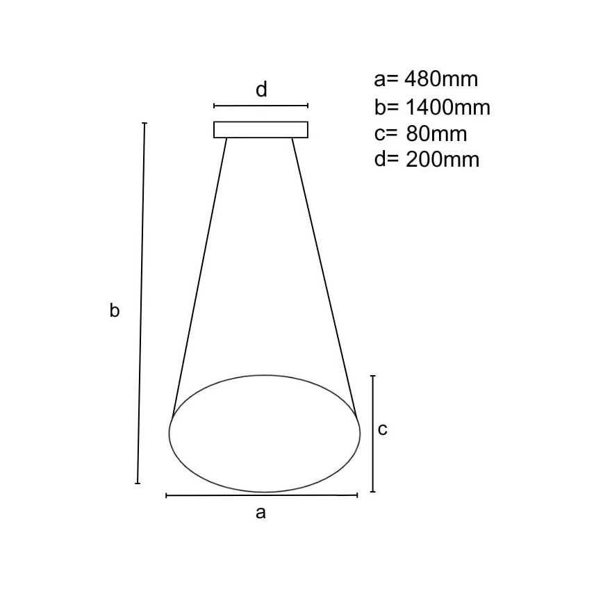 Lámpara de araña LED regulable LED/65W/230V 3000-6500K marrón + control remoto