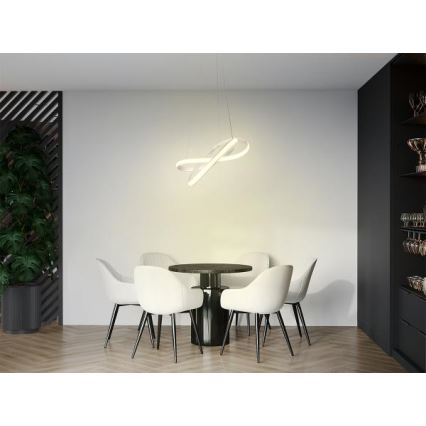 Lámpara de araña LED regulable LED/70W/230V 3000-6500K blanco + control remoto