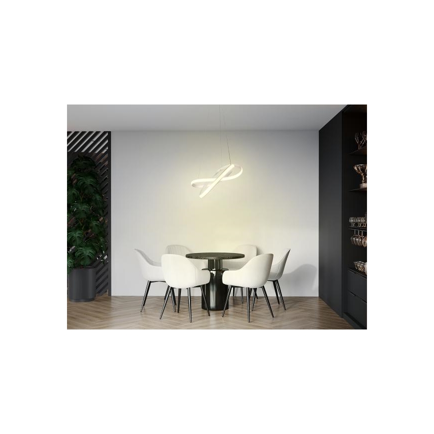 Lámpara de araña LED regulable LED/70W/230V 3000-6500K blanco + control remoto