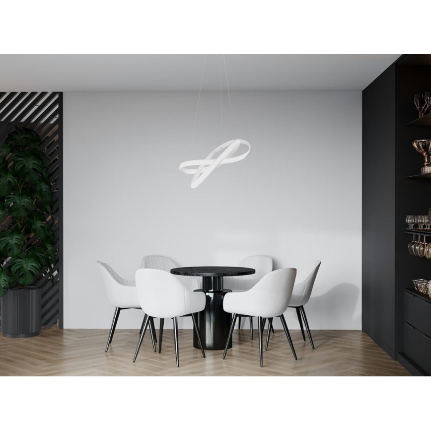 Lámpara de araña LED regulable LED/70W/230V 3000-6500K blanco + control remoto