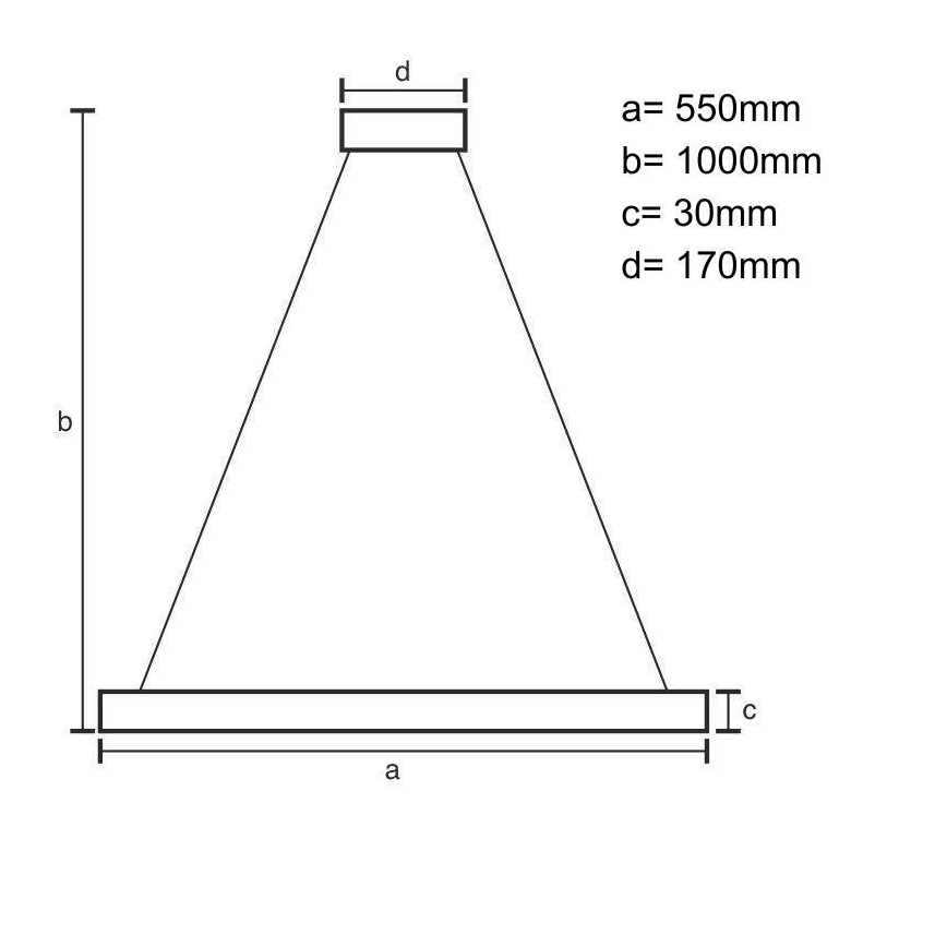 Lámpara de araña LED regulable LED/70W/230V 3000-6500K blanco + control remoto