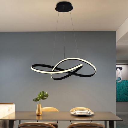 Lámpara de araña LED regulable LED/70W/230V 3000-6500K diá. 55 cm + control remoto