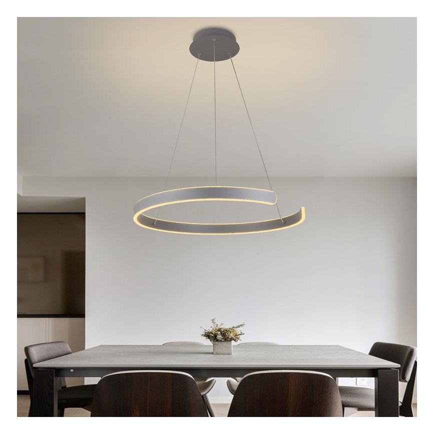 Lámpara de araña LED regulable LED/70W/230V 3000-6500K diá. 60 cm + control remoto