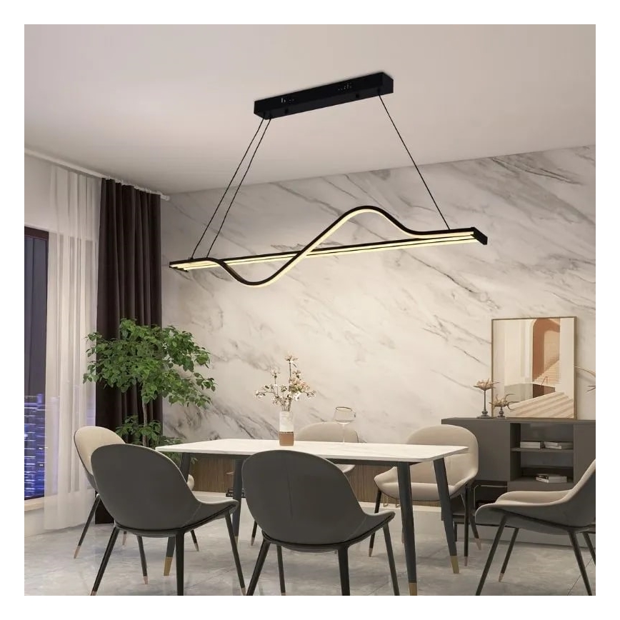 Lámpara de araña LED regulable LED/70W/230V 3000-6500K + control remoto